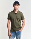 Polo t-shirt Gant Λαδί 2210-1-G0301
