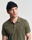Polo t-shirt Gant Λαδί 2210-1-G0301
