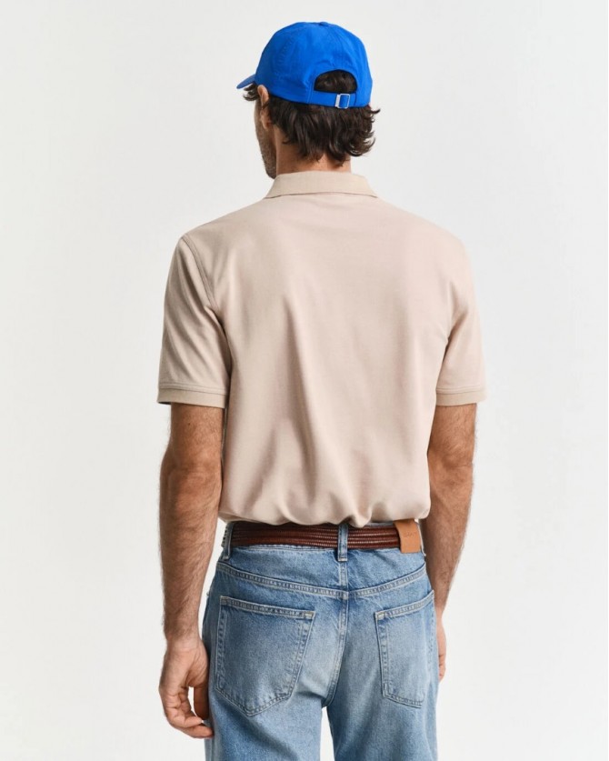 Polo t-shirt Gant Μπεζ 3G2062026-G0277