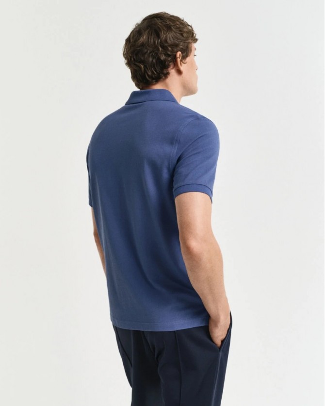 Polo t-shirt Gant Μπλε 2210-1-G0401