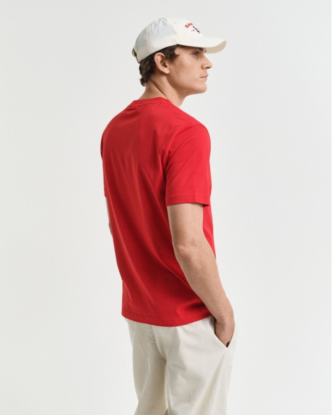 T-shirt Gant Κόκκινο 3G2003308-G0630