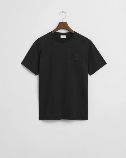 T-shirt Gant Μαύρο 3G2067058-G0005