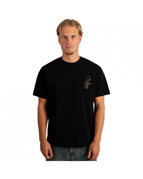 T-shirt WRONG FRIENDS Μαύρο HINTON T-SHIRT-BLACK