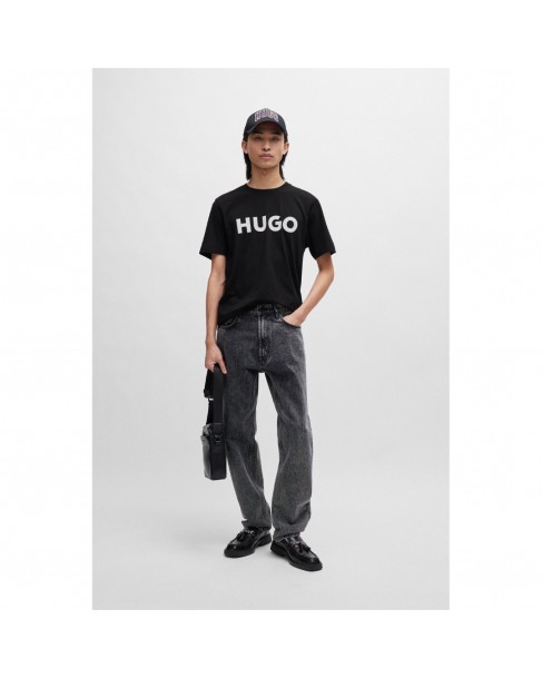 T-shirt Hugo Μαύρο Dulivio 50467556-002