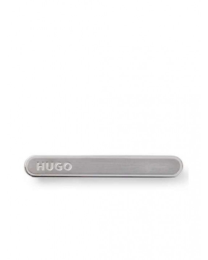 Πιάστρα γραβάτας Hugo σε ασημί χρώμα E-CLASSIC-TIE 50494883-040