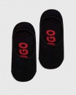 Κάλτσες σετ 2 τεμαχίων Hugo Μαύρες 2P SL LOGO CC 50516411-001