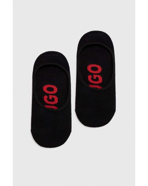 Κάλτσες σετ 2 τεμαχίων Hugo Μαύρες 2P SL LOGO CC 50516411-001