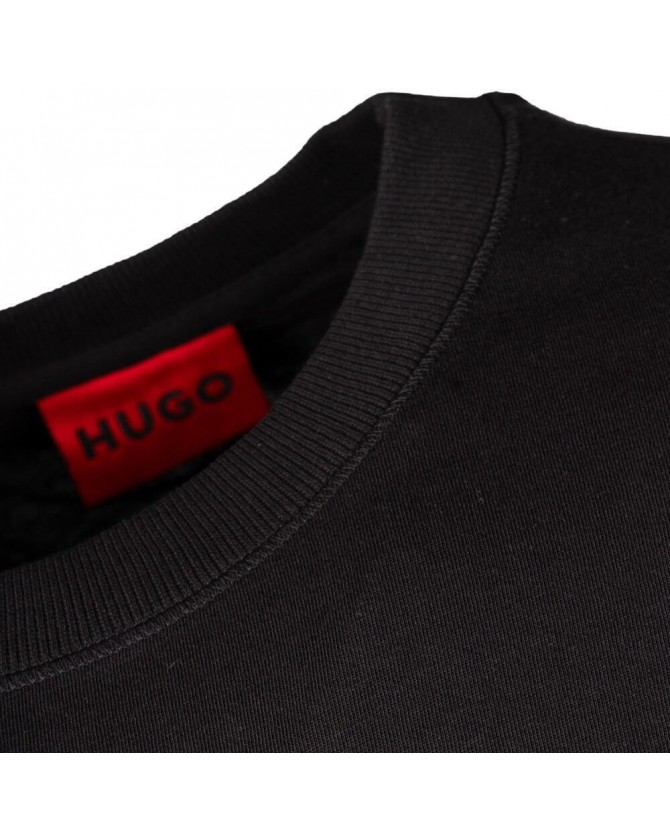 T-shirt Hugo Μαύρο Dusplit 50542784-001