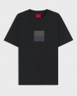 T-shirt Hugo Μαύρο Dusplit 50542784-001