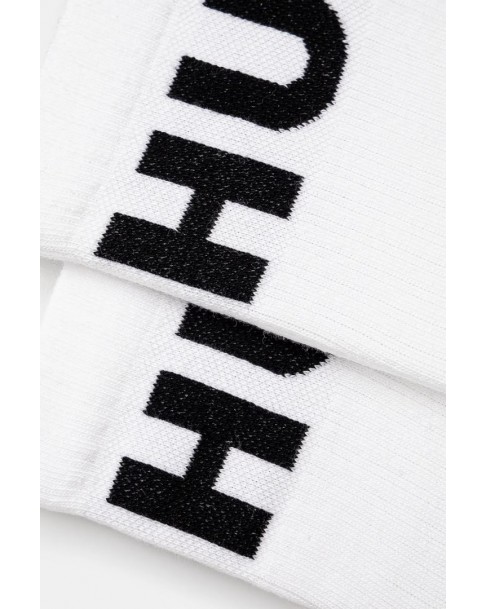 Τριάδα σετ κάλτσες Hugo Λευκές  3P Α26 QS ICONIC CC 50531517-100