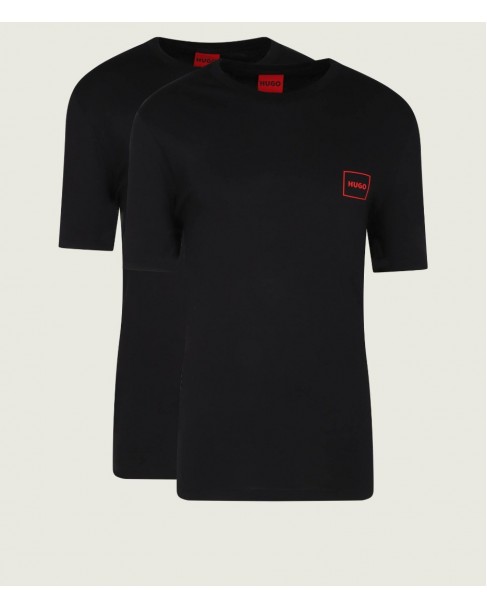 Δυάδα σετ T-shirts Hugo Μαύρα Dugopak 50548566-001