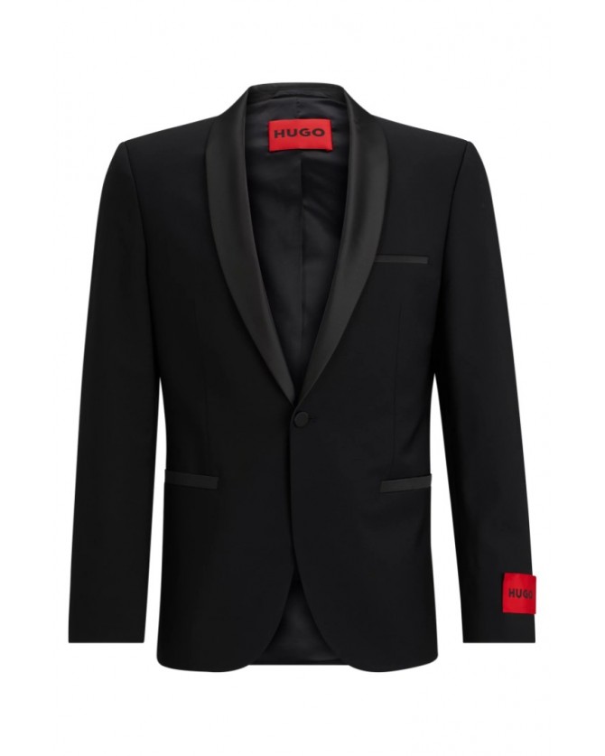 Σακάκι Κοστουμιού Hugo Μαύρο Arti224E1X 50476333-001
