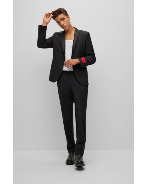 Σακάκι Κοστουμιού Hugo Μαύρο Arti224E1X 50476333-001