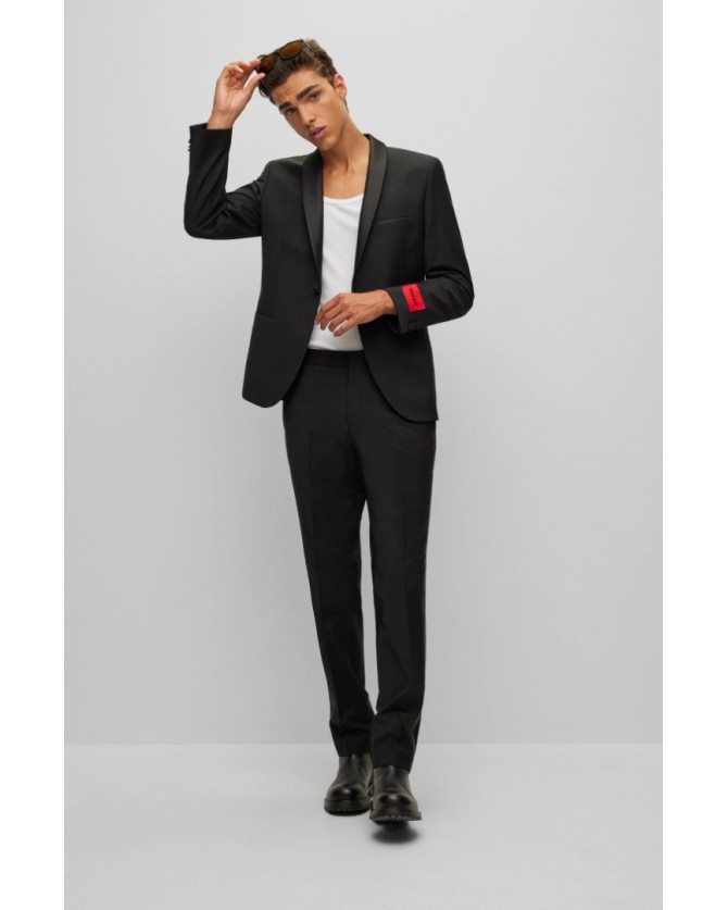 Σακάκι Κοστουμιού Hugo Μαύρο Arti224E1X 50476333-001