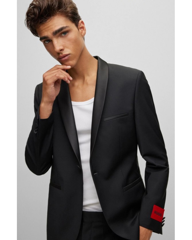 Σακάκι Κοστουμιού Hugo Μαύρο Arti224E1X 50476333-001
