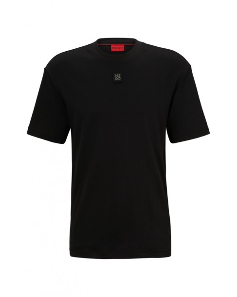 T-shirt Hugo Μαύρο Dingley 50496386-001
