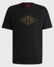 T-shirt Hugo Μαύρο Dalendi 50534934-001