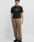 T-shirt Hugo Μαύρο Dalendi 50534934-001