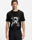 T-shirt Hugo Μαύρο Dubrox 50553779-001