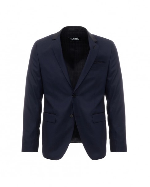 Κοστούμι με γιλέκο Karl Lagerfeld Σκούρο μπλε 115244-532046-1-690