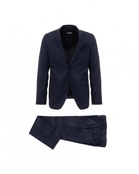 Κοστούμι με γιλέκο Karl Lagerfeld Σκούρο μπλε 115244-532046-1-690