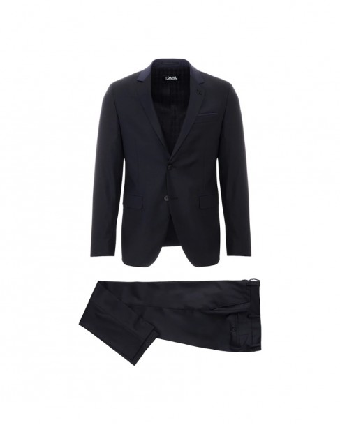 Κοστούμι με γιλέκο Karl Lagerfeld Σκούρο μπλε 115244-532096-2-690