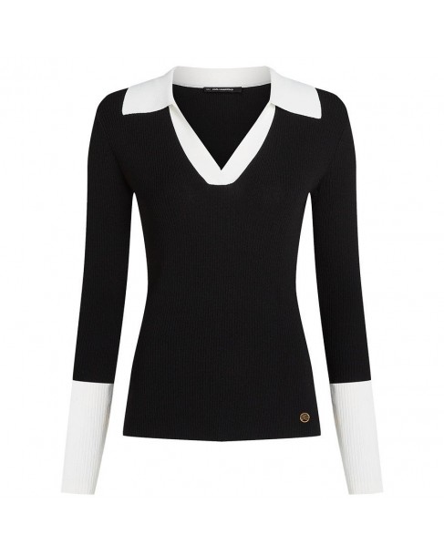 Μπλούζα Karl Lagerfeld Μαύρη A4W18043-101