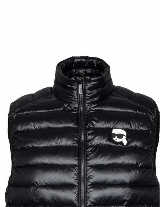 Μπουφάν γιλέκο Karl Lagerfeld Μαύρο 505711-500590-990