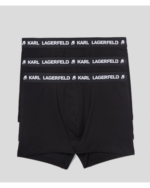 Τριάδα σετ εσωρούχων boxer Karl Lagerfeld Μαύρα 211M2102-999 Black