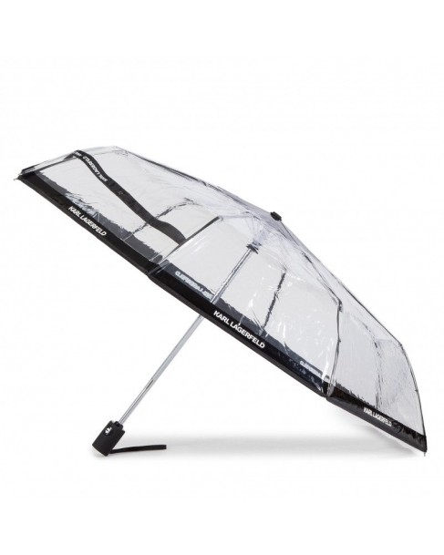 Ομπρέλα αυτόματη Karl Lagerfeld Διάφανη-Λευκή K/Essential Sm Umbrella 221W3906-A104 Transparent