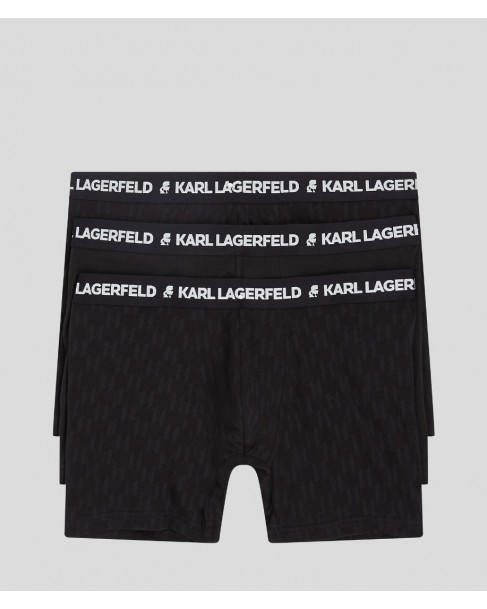 Τριάδα σετ εσωρούχων Karl Lagerfeld Μαύρα 225M2101-999 Black
