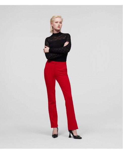 Παντελόνι Chinos Karl Lagerfeld Κόκκινο 230W1001-500 Red