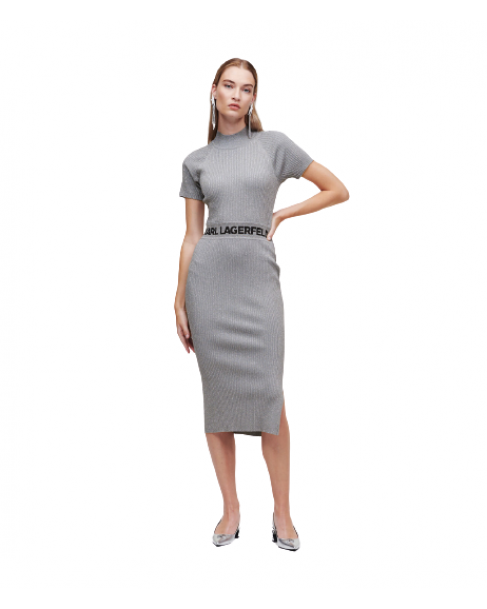 Φόρεμα Karl Lagerfeld Ασημί 230W1359-290 Silver