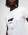 T-shirt Karl Lagerfeld Λευκό 230W1703-100 White