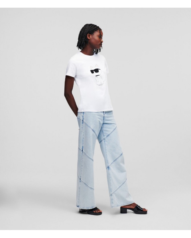 T-shirt Karl Lagerfeld Λευκό 230W1703-100 White