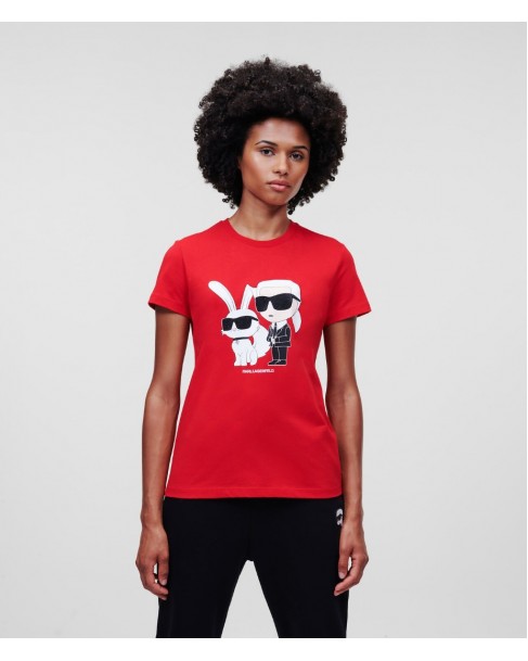 T-shirt Karl Lagerfeld Κόκκινο 230W1709-496 Haute Red