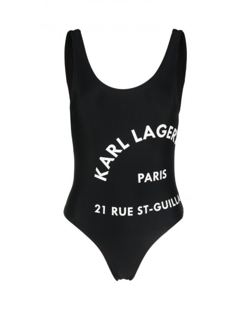 Μαγιό ολόσωμο Karl Lagerfeld Μαύρο 230W2219-999 Black