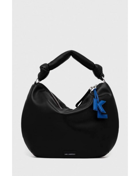 Τσάντα ώμου Karl Lagerfeld Μαύρη 230W3078-A999 Black