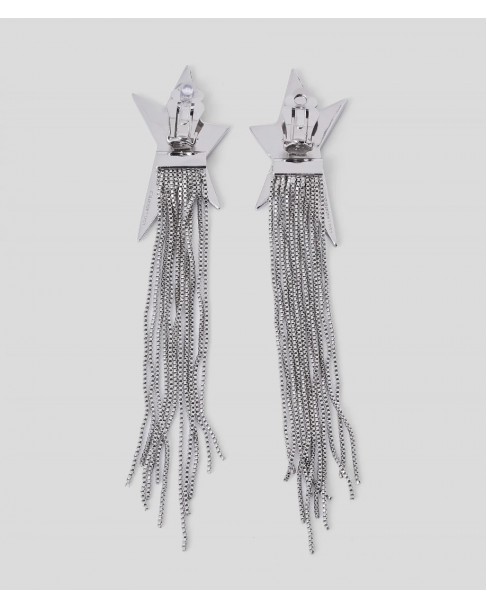 Σκουλαρίκια μεταλλικά Karl Lagerfeld σε Ασημί χρώμα 230W3917-A290 Silver
