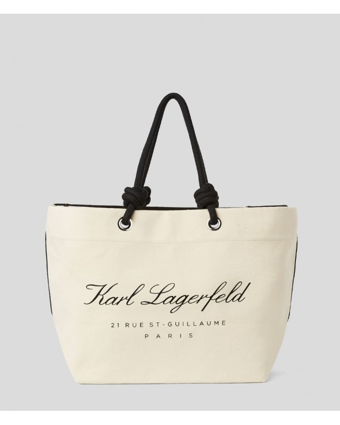 Τσάντα ώμου Karl Lagerfeld Εκρού 231W3061-106 Natural