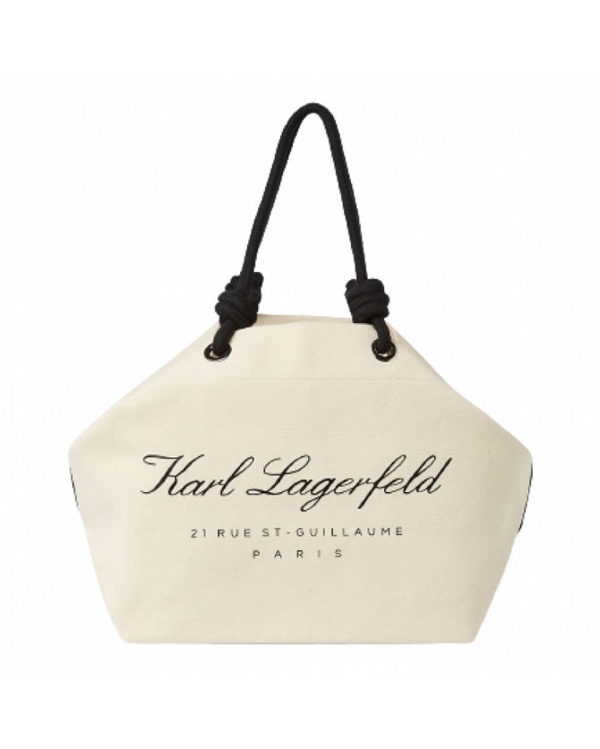 Τσάντα ώμου Karl Lagerfeld Εκρού 231W3061-106 Natural