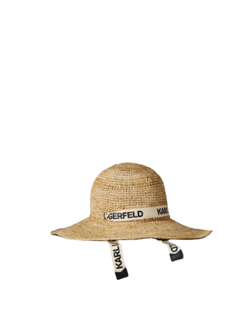 Καπέλο ψάθινο Karl Lagerfeld Μπεζ 231W3406-A106 Natural
