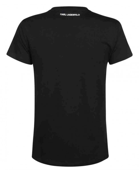 T-shirt Karl Lagerfeld Μαύρο 235W1708 999-Black