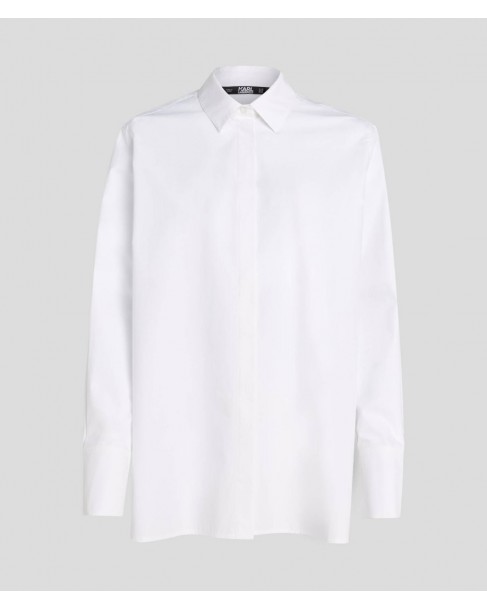 Πουκάμισο Karl Lagerfeld Λευκό 236W1602 100-White