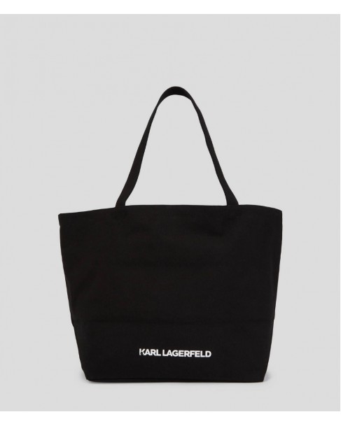 Τσάντα shopper Karl Lagerfeld Μαύρη 236W3872-A999 Black