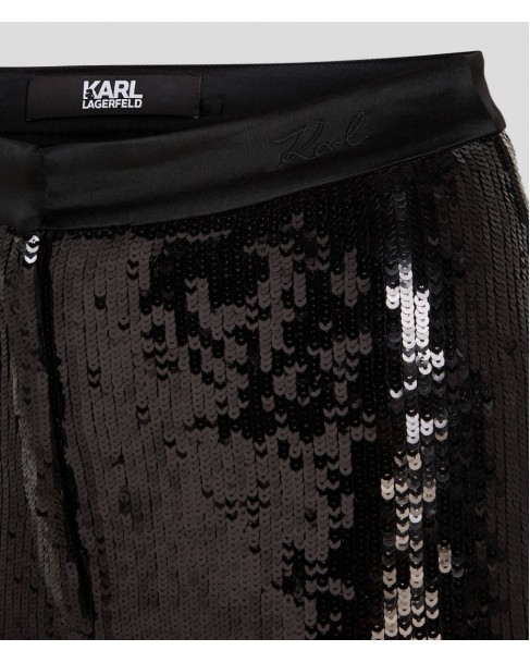 Παντελόνι Karl Lagerfeld Μάυρο 240W1003 999-Black