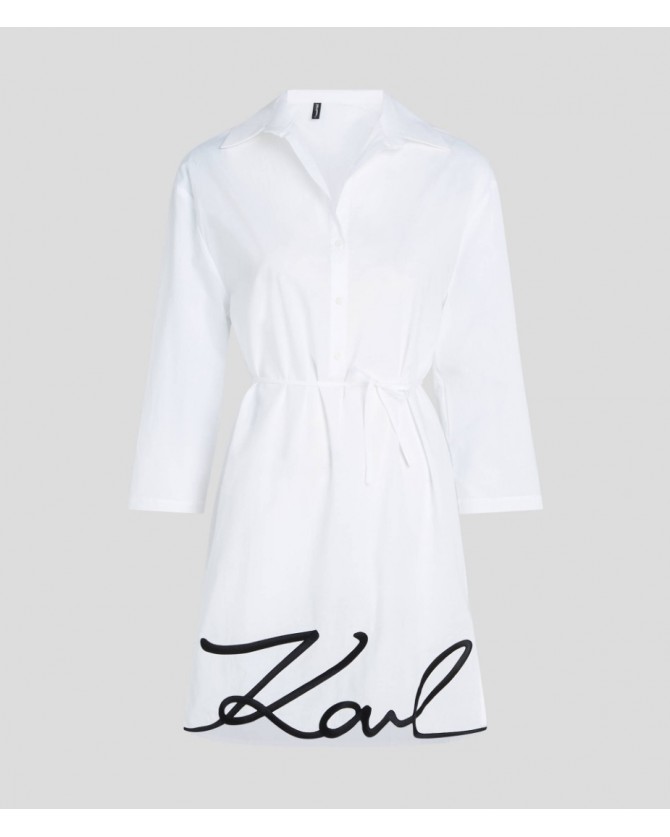 Καφτάνι Karl Lagerfeld Λευκό 240W2205 100-White
