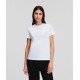 T-shirt Karl Lagerfeld Λευκό βαμβακερό 241W1713 100-White