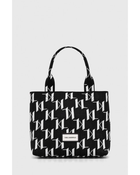 Τσάντα Karl Lagerfeld Μαύρη 241W3033 A998-Black/White 