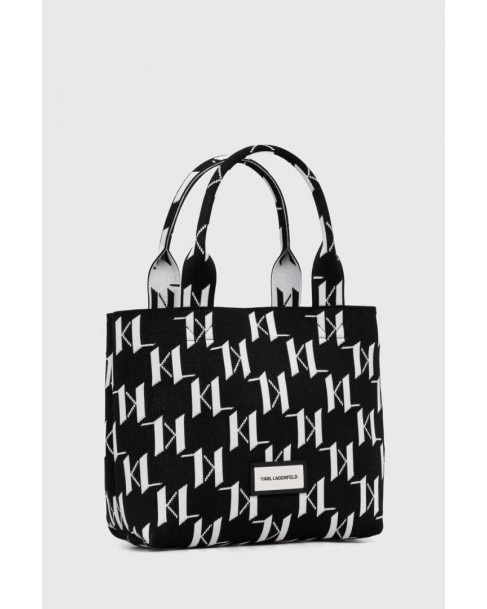 Τσάντα Karl Lagerfeld Μαύρη 241W3033 A998-Black/White 